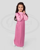 مريول مدرسي ابتدائي بتصميم كويتي وردي