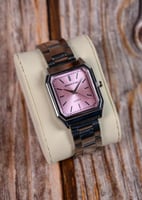 طقم ساعة رجالي بعلبة هدايا فخمة