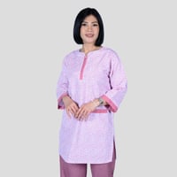 طقم زي عاملة منزلية قطعتين بطبعة زهور M