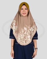 حجاب عاملات منزلية بطابع زهور