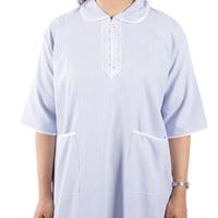 قميص عاملة منزلية مقلم خطوط كبيرة