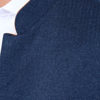 سديري دبل فيس كحلي مقلم كركمي