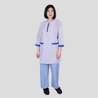 زي عاملة منزلية بطبعة زهور AY4