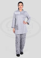 طقم عاملة شتوي منقوش بجيب