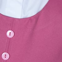 مريول مدرسي إبتدائي وردي مع قميص أبيض