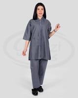 طقم زي عاملة مريح كويتي