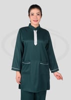 زي عاملات شتوي بسحاب أمامي