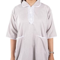 قميص عاملة منزلية كاروهات صغيرة