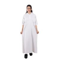 قميص عاملة منزلية مقلم خطوط كبيرة