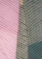 شال شتوي نسائي بألوان باستيل ناعمة