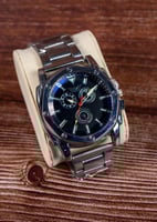 طقم ساعة رجالي بتصميم حديث