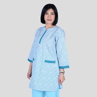 طقم زي عاملة منزلية قطعتين بطبعة زهور M