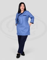 يونيفورم عاملة منزلية بنمط كاروهات