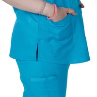 طقم سكراب طبي لون فيروزي غامق 104 Kenzi