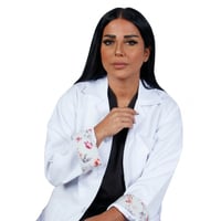 بالطو طبي للجنسين أبيض بنقشة بالكم Kenzi