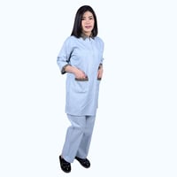 طقم عاملة ملون بسحاب B