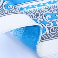 شرشف صلاة مع سجادة زهري تركواز