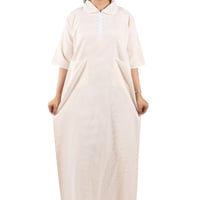 قميص عاملة منزل مقلم خطوط صغيرة