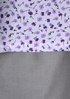 طقم زي موحد قطعتين زهور