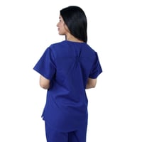 طقم سكراب طبي كنزي لون أزرق ببسي موديل 105