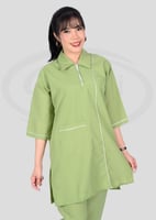 زي عاملات منزلية خريفي أنيق بخط جانبي