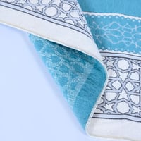 شرشف صلاة مع سجادة بيج تركواز