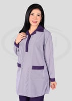 طقم زي موحد قطعتين مقلم