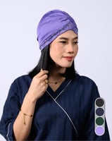 طاقيه رأس بتطريز ناعم من الامام