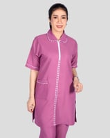 زي عاملة بقصه مريحه كويتي