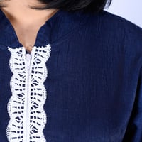 زي عاملة أنيق بسحاب