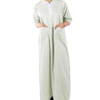 قميص عاملة منزلية كاروهات صغيرة