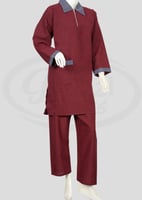 يونيفورم عاملة جامبو بتصميم منقط كشميري