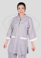 زي عاملات منزلي بلون موحد