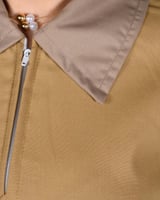 طقم بدلة عامله بسحاب ملون مريح