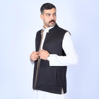 سديري دبل فيس بيج مقلم بني محروق M