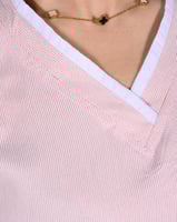 زي عامله الوان صيفيه مخطط