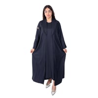 عباية سوداء ببطانة داخلية F