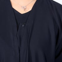 عباية سوداء بكم كسرات F