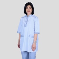 طقم زي عاملة منزلية مقلم