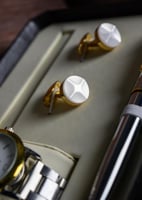 طقم ساعة رجالي متكامل أنيق