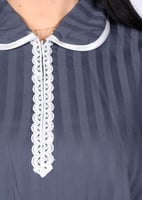 طقم زي موحد قطعتين مريح خامة قطنية