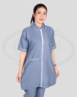 زي عاملة بقصه مريحه كويتي