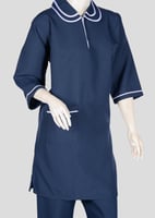 طقم عاملات منزلية مقاسات جامبو كويتي بياقة أنيقه ا...