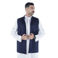 سديري جوخ لونين دبل فيس بيج مع كحلي p2