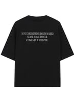 WHITE & BLACK T-SHIRT OVER SIZE