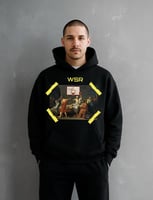 BLACK HOODIE OVER SIZE