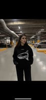 BLACK HOODIE OVER SIZE