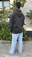 BLACK WASHED HOODIE