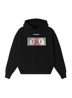 BLACK & WHITE HOODIE OVER SIZE