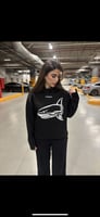 BLACK HOODIE OVER SIZE